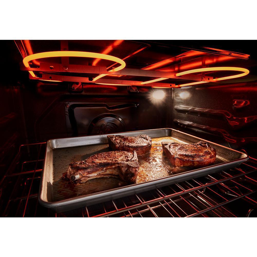 30-inch Electric Smart Range with Air Cooking Technology, No Preheat Air Fry, High Speed Preheat Oven, WipeClean™ Coating, and Steam/Self Clean