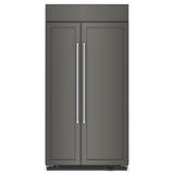 25.5 Cu Ft. 42" Built-In Side-by-Side Refrigerator with Panel-Ready Doors
