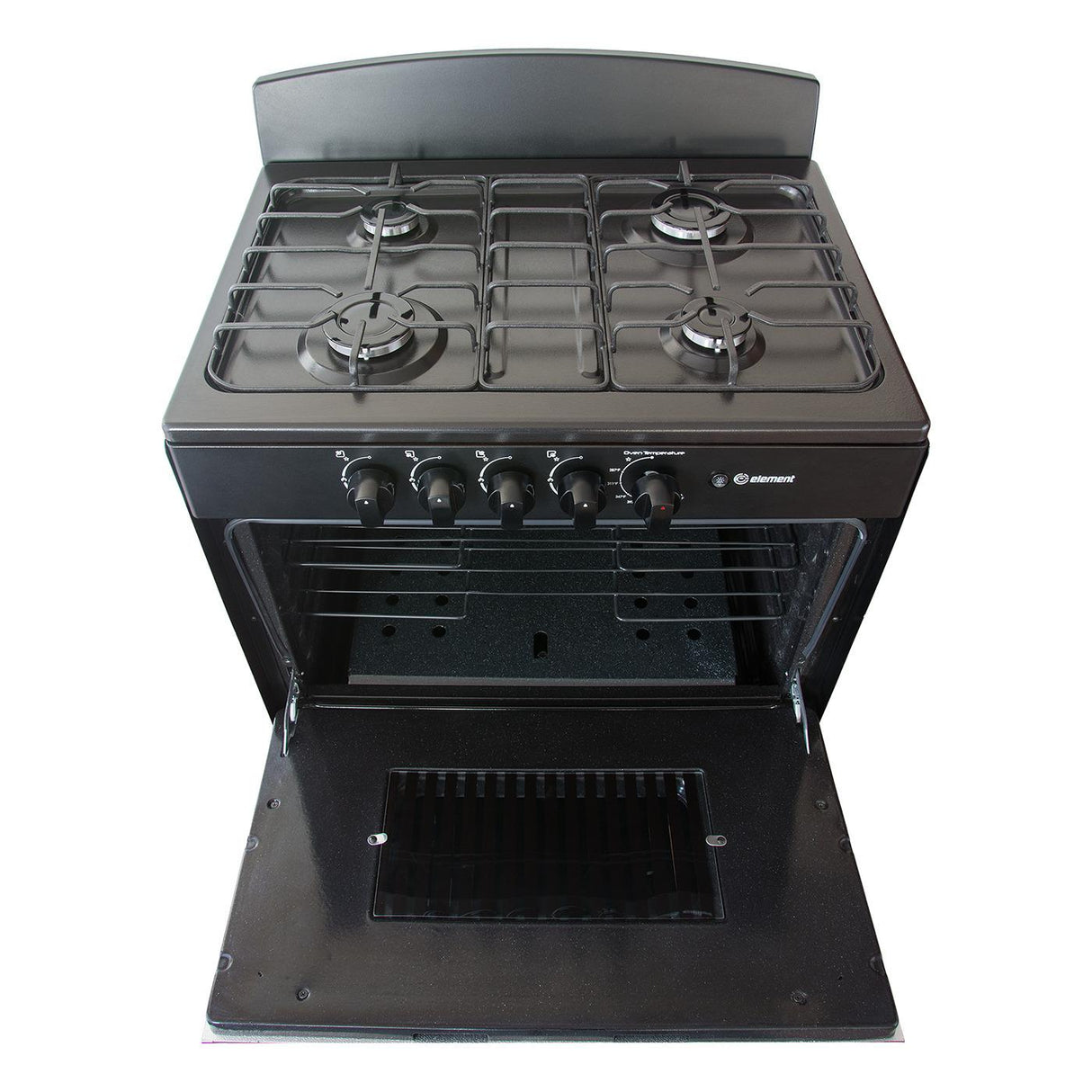 Element Electronics 4.0 cu. ft. 30", 4-Burner Gas Range (EEGR3A4MCCB)
