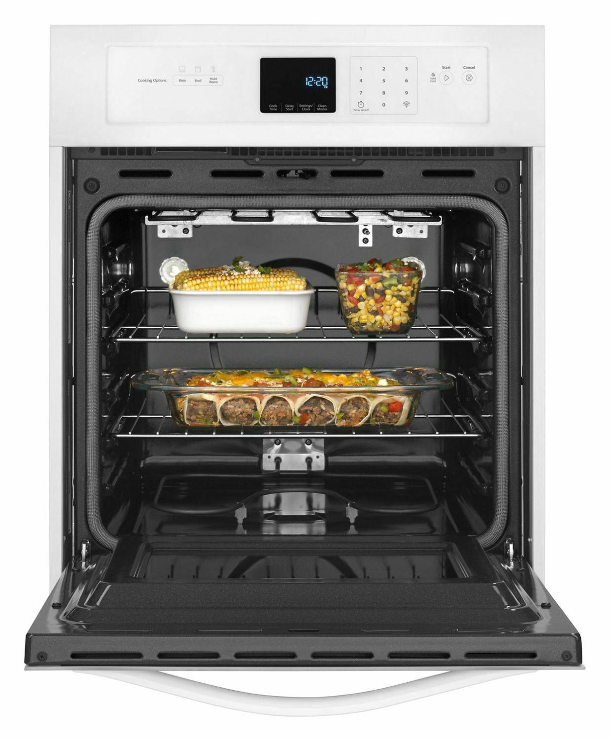 3.1 Cu. Ft. Single Wall Oven with High-Heat Self-Cleaning System - White