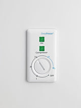 9.0 Cu. Ft. Compact Freezer with Flexible Installation White
