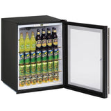 Ada24rgl 24" Refrigerator With Stainless Frame Finish and Lock (115 V/60 Hz)
