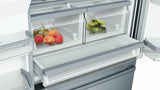 800 Series French Door Bottom Mount Refrigerator 36'' Stainless Steel, Easy clean stainless steel B26FT50SNS