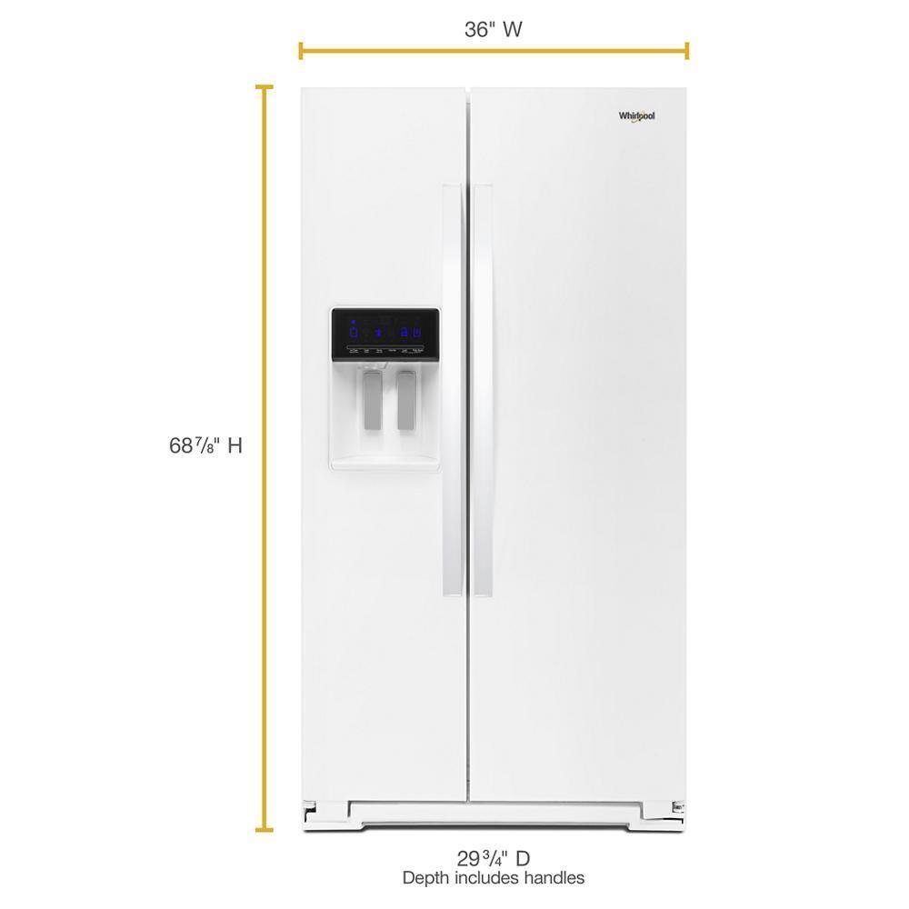 36-inch Wide Counter Depth Side-by-Side Refrigerator - 21 cu. ft.