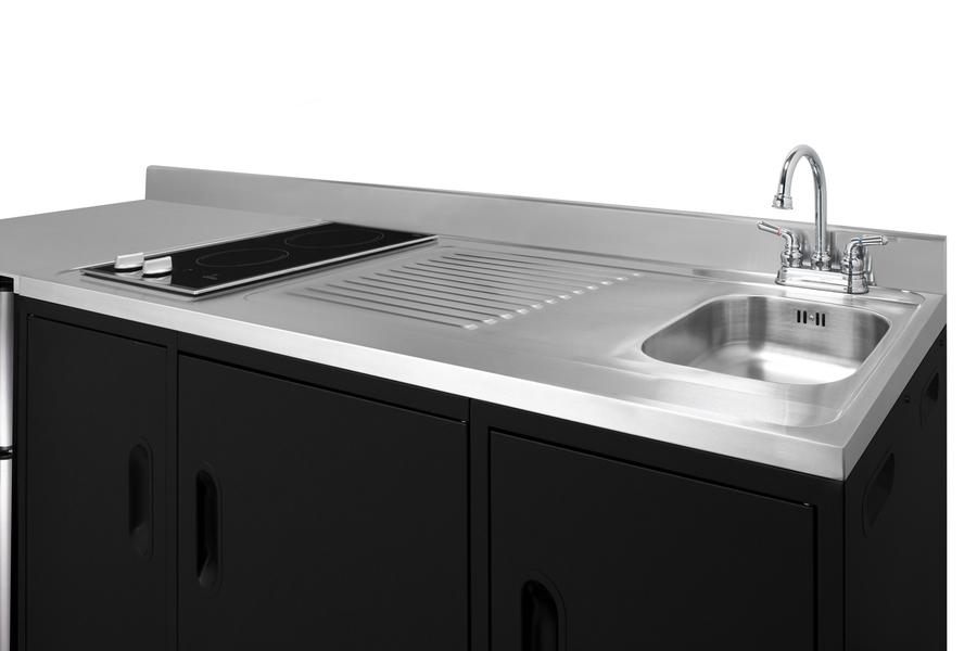 72" Wide All-in-one Kitchenette, ADA Counter Height