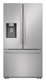 28.9 cu.ft. Standard Depth 36 in. French 3-Door Refrigerator with Water Dispenser in Stainless Steel