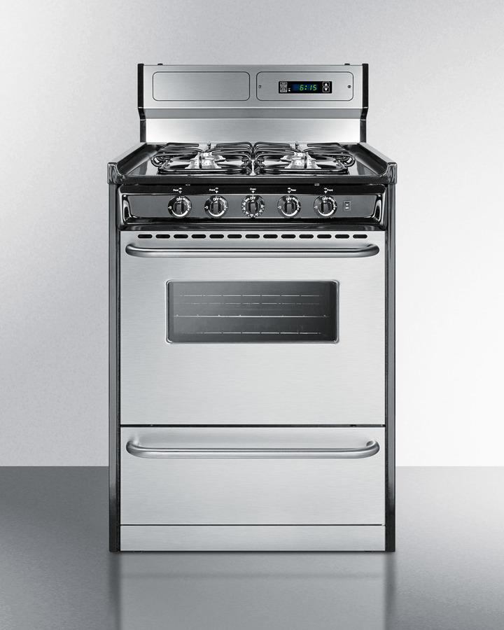24" Wide Gas Range