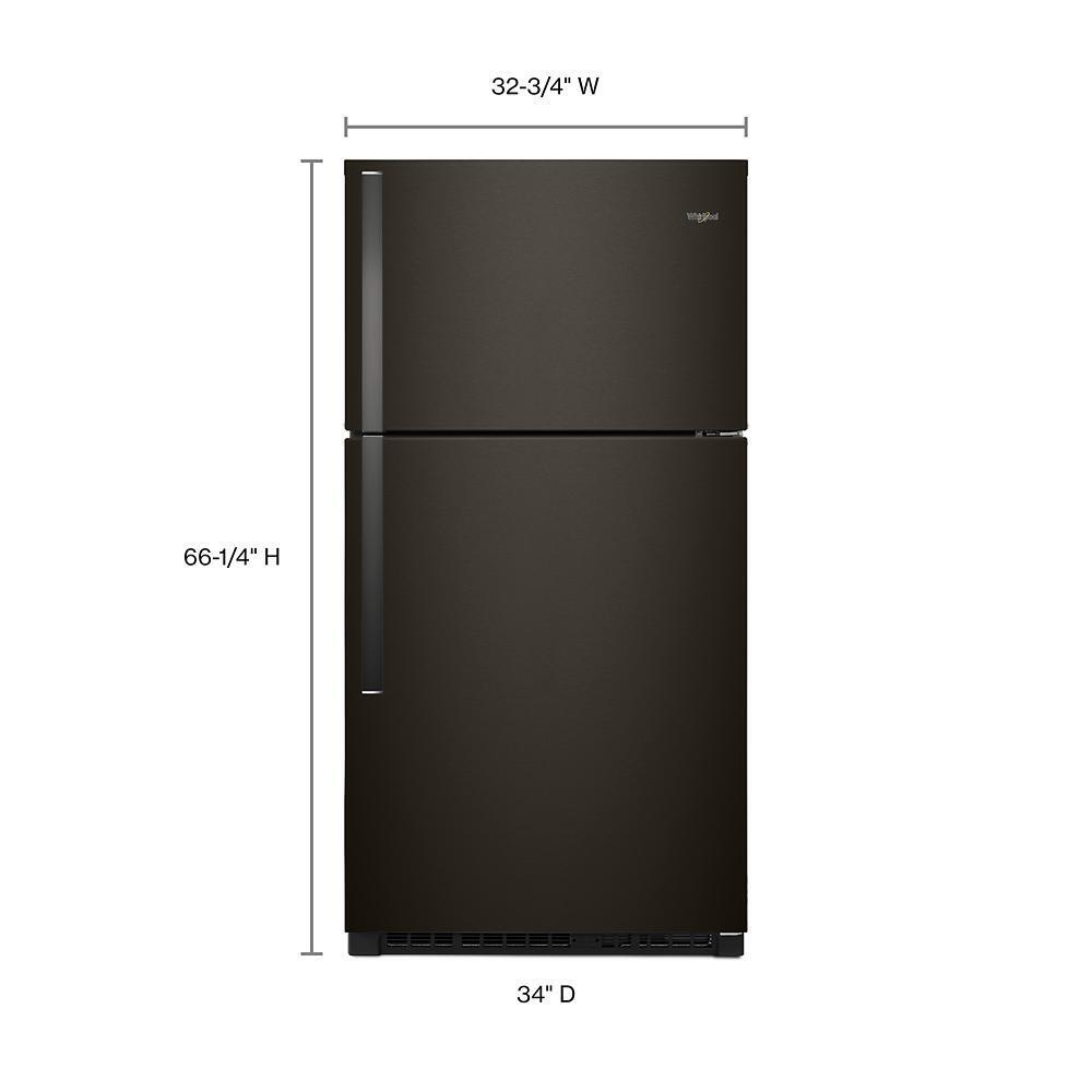 33-inch Wide Top Freezer Refrigerator - 21 cu. ft.