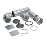 Dryer 4-Way Side Vent Kit for left, right, and bottom venting.