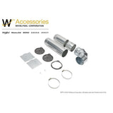 4-way internal dryer vent kit for Left, Right, and Bottom venting, compatible with WE/GD94/95/97HEX & ME/GD6000/7000X models.