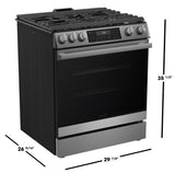 30 in. Gas Convection Slide-In Range with Air Fry