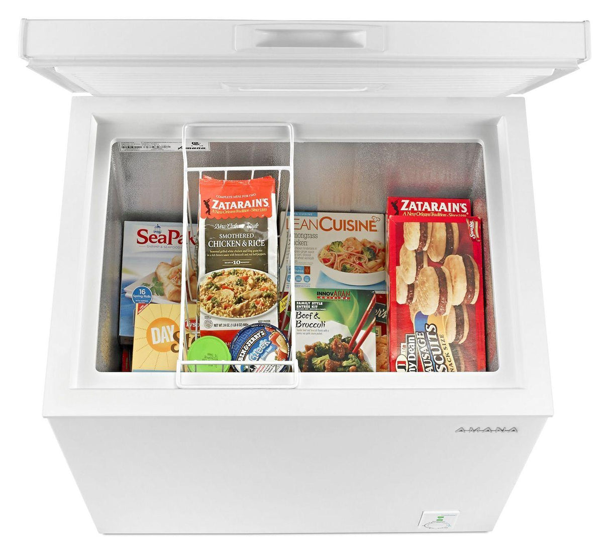 5.3 Cu. Ft. Compact Freezer with 2 Rollers White
