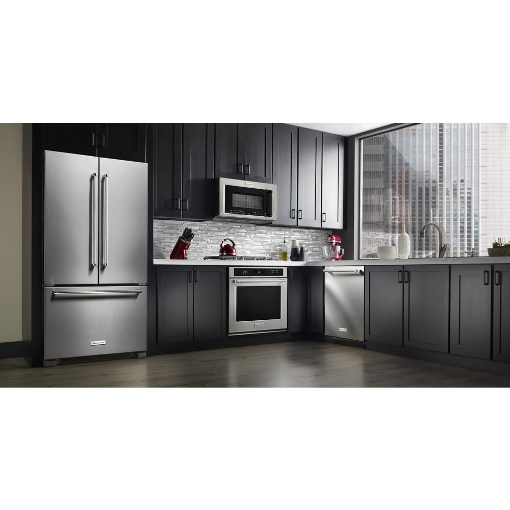 20 cu. ft. 36-Inch Width Counter-Depth French Door Refrigerator with Interior Dispense