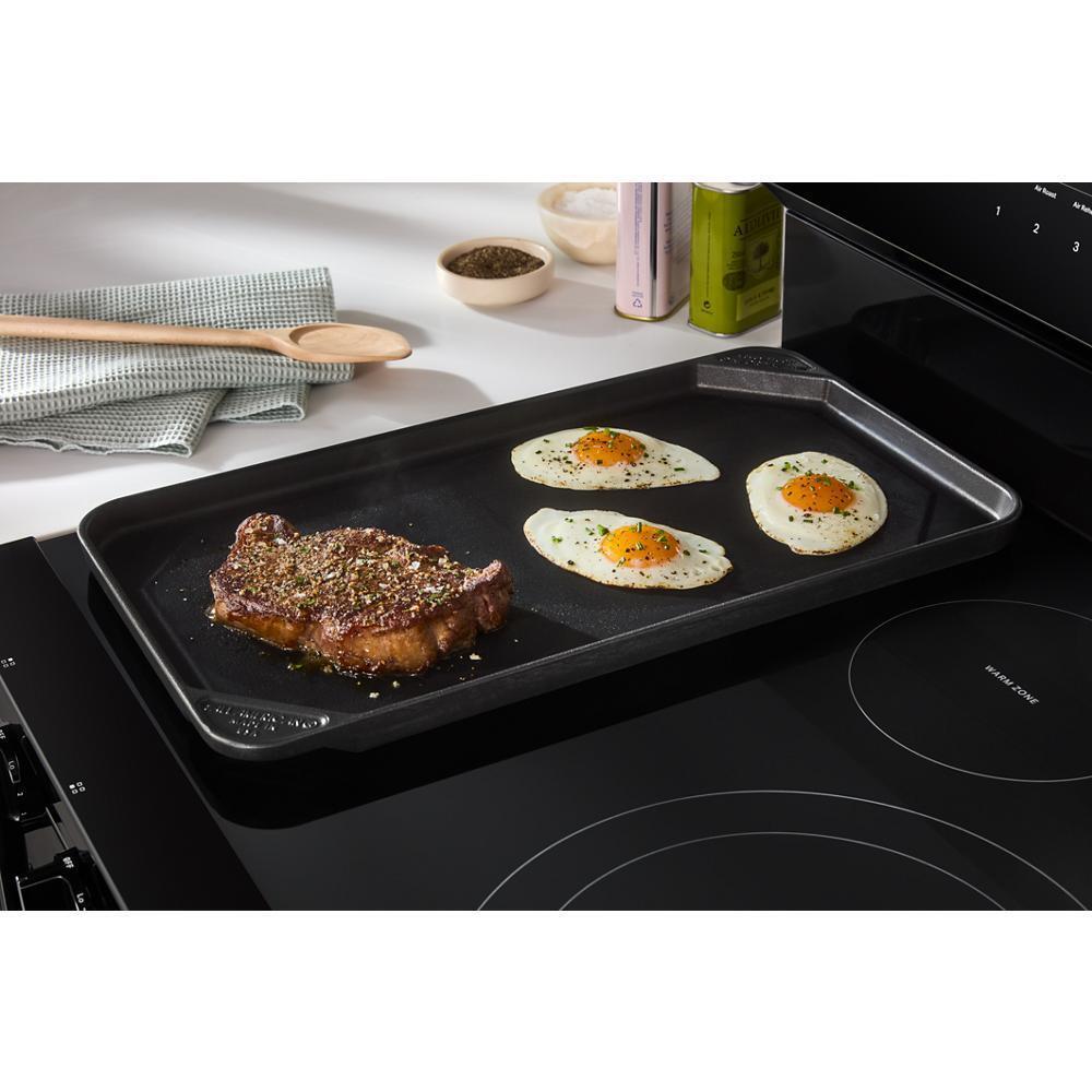 30-inch Electric Smart Range with Air Cooking Technology, No Preheat Air Fry, High Speed Preheat Oven, WipeClean™ Coating, and Steam/Self Clean