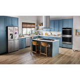 36-Inch Counter Depth 4 Door Refrigerator with Ice Maker in Door