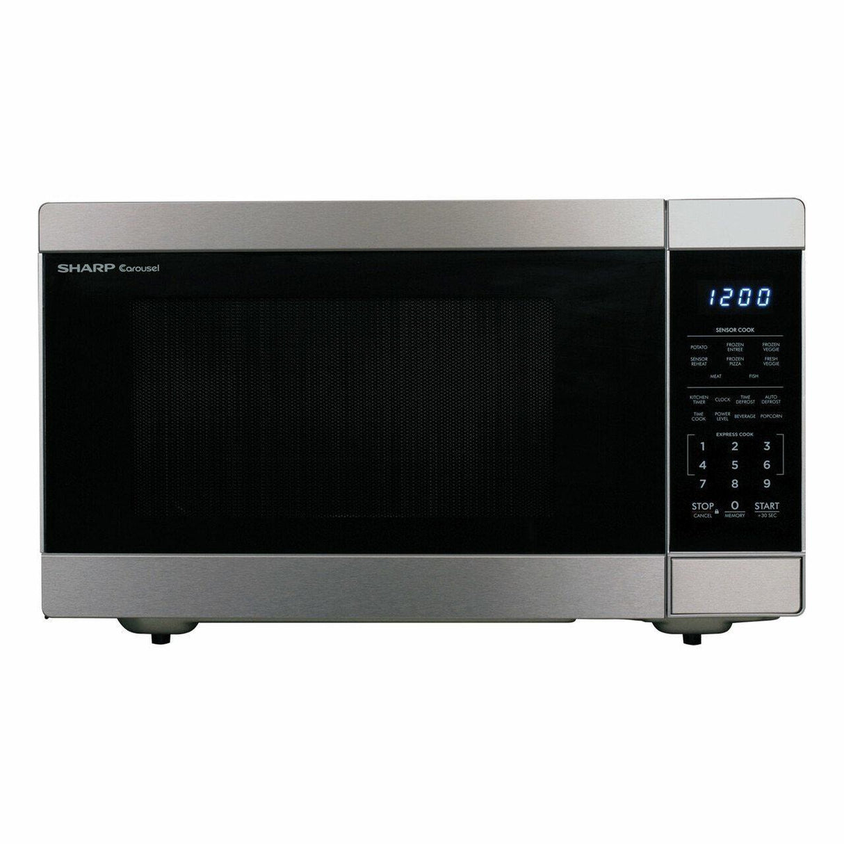 1.6 cu. ft. 1100W Stainless Steel Countertop Microwave Oven