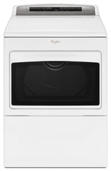 7.4 cu. ft. Top Load Electric Dryer with AccuDry Sensor Drying Technology White
