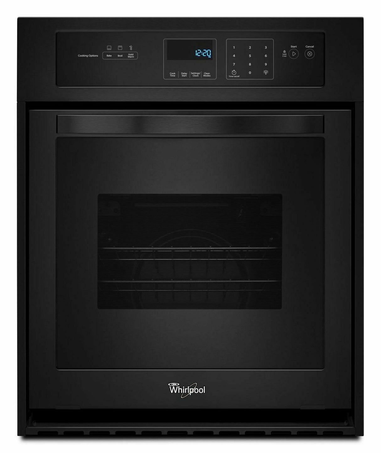 3.1 Cu. Ft. Single Wall Oven with High-Heat Self-Cleaning System - Black
