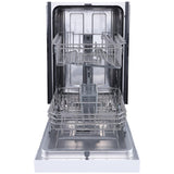 Element Electronics 18" Front Control Built-in Dishwasher - White (ENB6632PEBW)