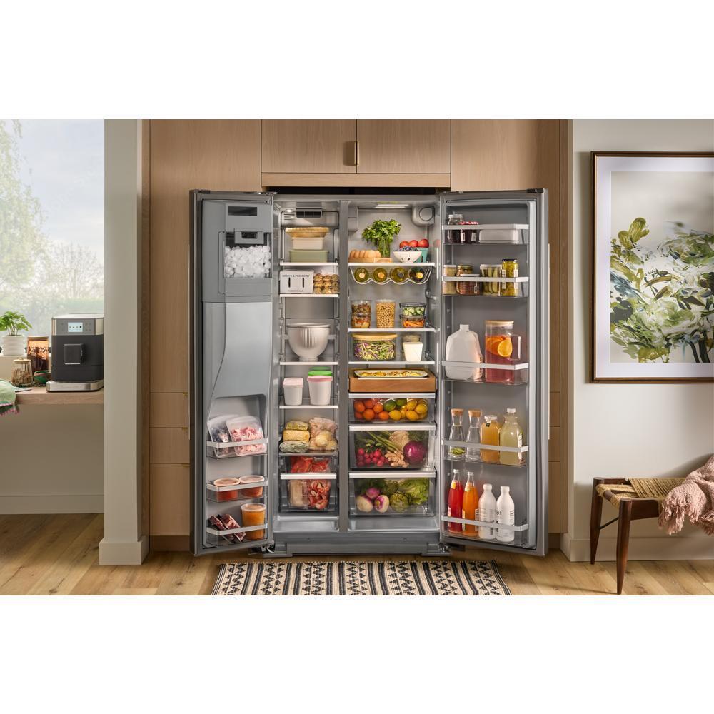 28.7 Cu. Ft. Side-by-Side Refrigerator with Panoramic LED Lighting