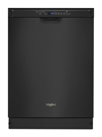 Stainless steel dishwasher with 1-Hour Wash cycle - Black