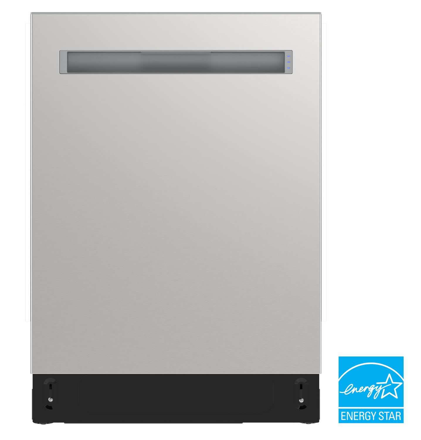 24" Top Control Stainless Steel Pocket Handle 49 dBA Dishwasher with Auto Door Open