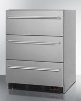 24" Wide Built-in 3-drawer All-freezer, ADA Compliant