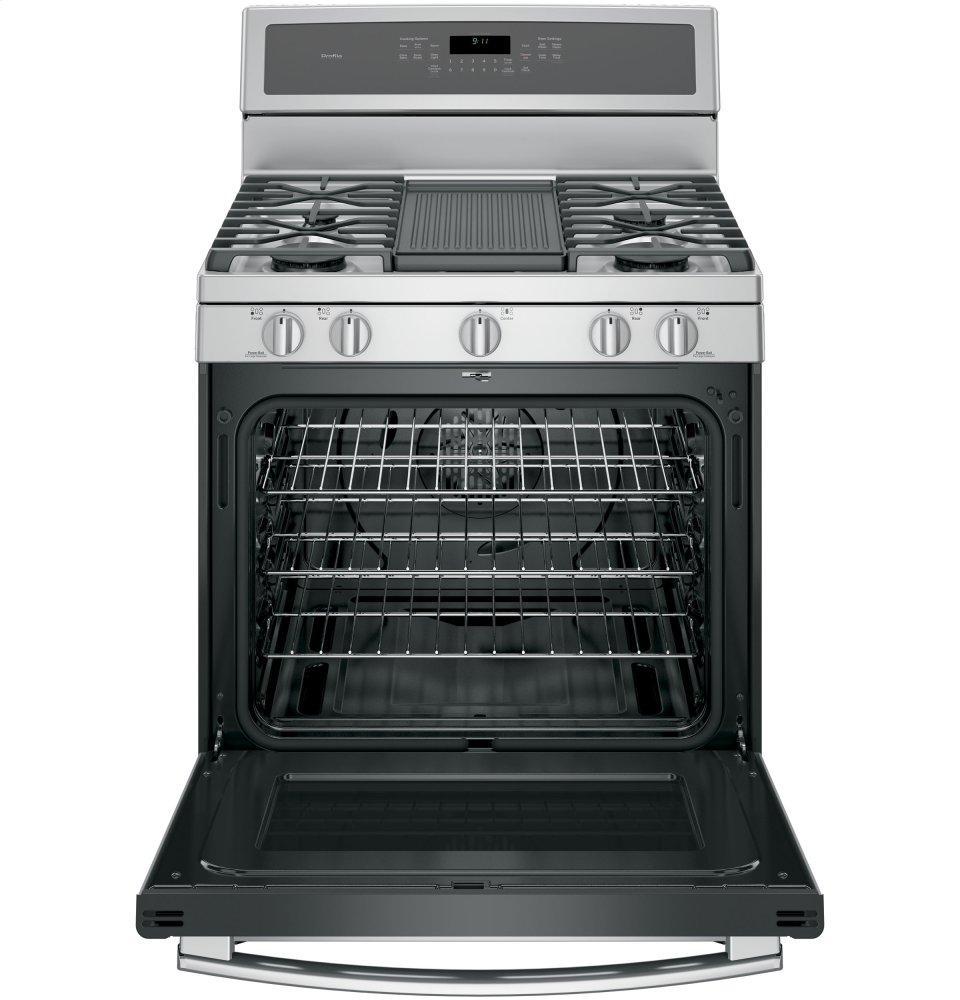 GE Profile™ 30" Free-Standing Gas Convection Range