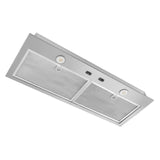 Broan® 24-Inch Built-In Power Pack Insert w/ Easy Install System, 300 Max Blower CFM, Stainless Steel