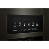 19.9 cu ft. Counter-Depth Side-by-Side Refrigerator with Exterior Ice and Water and PrintShield™ finish