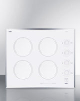 24" Wide 230v 4-burner Radiant Cooktop
