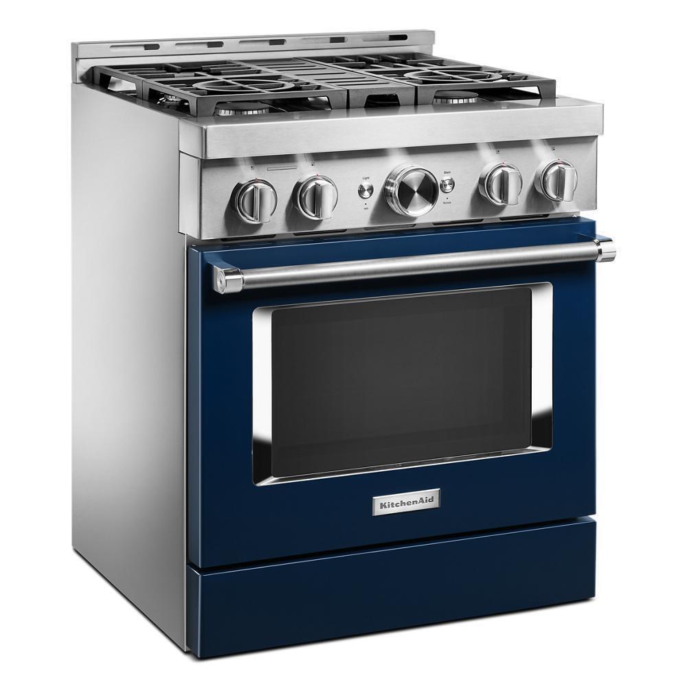 KitchenAid® 30'' Smart Commercial-Style Gas Range with 4 Burners
