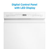 Midea 18" Front Control Dishwasher with Heated Dry