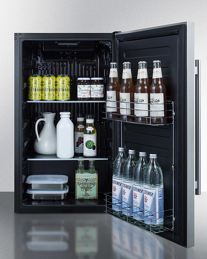 Shallow Depth Outdoor Built-in All-refrigerator, ADA Compliant