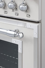 36" Heritage Series range - Gas Oven - 6 brass burners