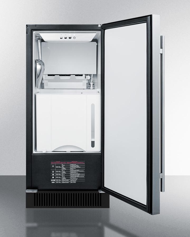 Built-in 32 Lb. Clear Icemaker