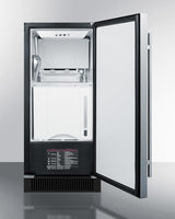 Built-in 32 Lb. Clear Icemaker