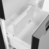 Midea 18.7 cu. ft. Bottom-Freezer Refrigerator with Humidity-Controlled Crisper Bin