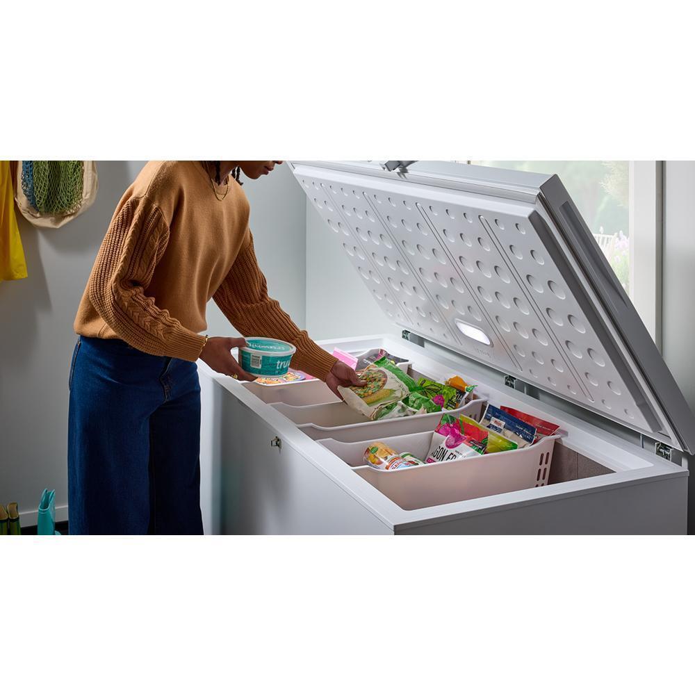 Whirlpool® 16 cu. ft. Convertible Freezer-to-Fridge Chest Freezer with 3 Storage Baskets