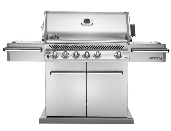 Prestige Pro 600 propane grill with rear and side infrared burner