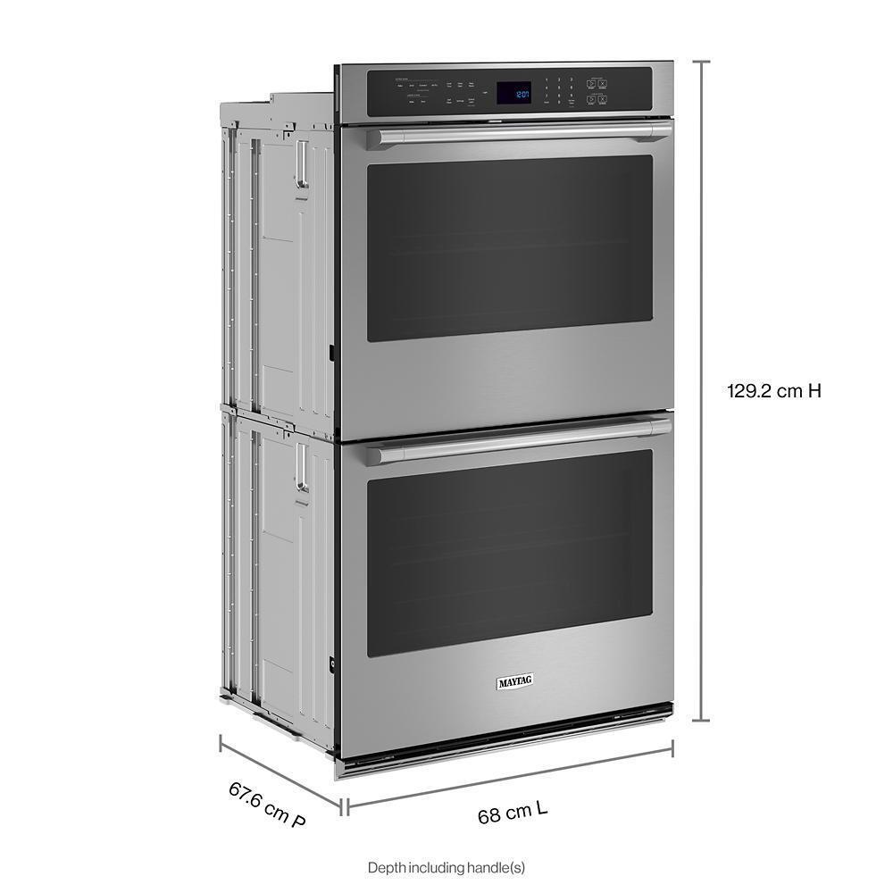 27-inch Double Wall Oven with Air Fry and Basket - 8.6 cu. ft.