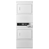Commercial Gas Large Capacity Stack Dryer, Coin Drop Ready