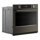 30-inch Smart Electric Single Wall Oven with Intelligent Cooking Camera - Black Ore