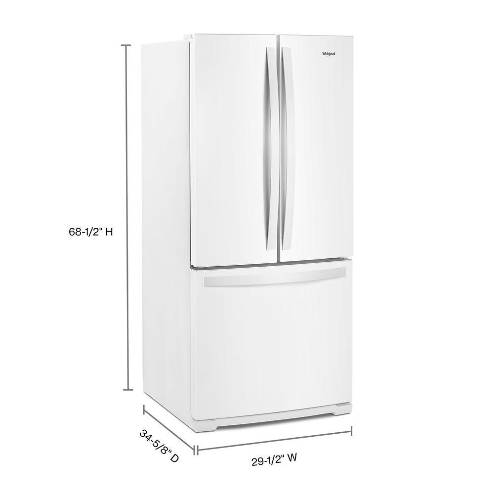 30-inch Wide French Door Refrigerator - 20 cu. ft.