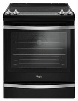 6.4 Cu. Ft. Slide-In Electric Range with True Convection - Black Ice