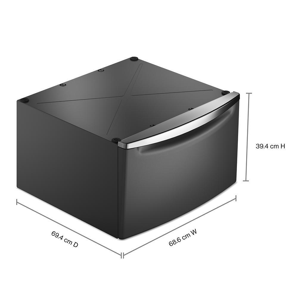 15.5" Pedestal for Front Load Washer and Dryer with Storage