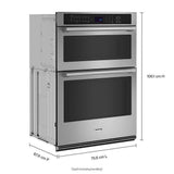 30-inch Wall Oven Microwave Combo with Air Fry and Basket - 6.4 cu. ft.