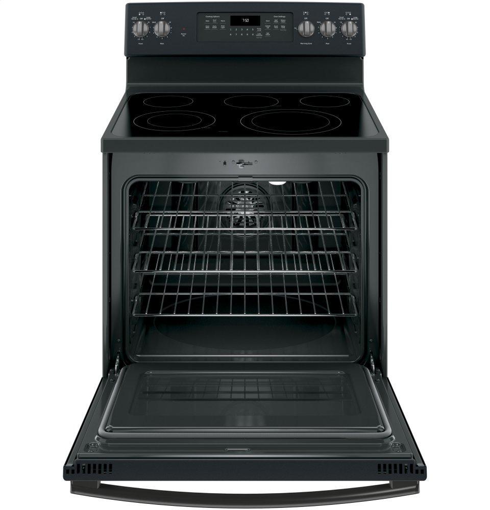 GE® 30" Free-Standing Electric Convection Range