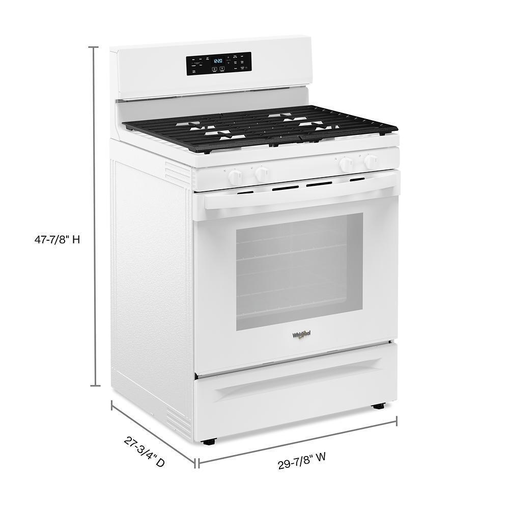 30-inch Self Clean Gas Range with No Preheat Mode