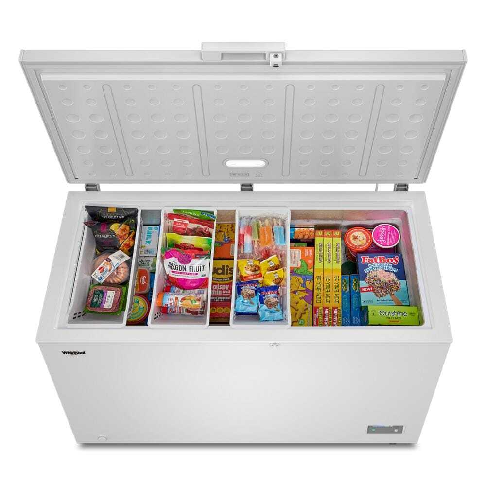 Whirlpool® 16 cu. ft. Convertible Freezer-to-Fridge Chest Freezer with 3 Storage Baskets